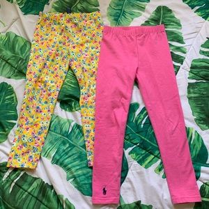 Polo by Ralph Lauren pink and floral pants set